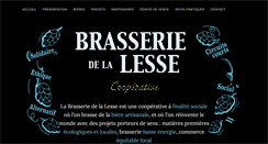 Desktop Screenshot of brasseriedelalesse.be