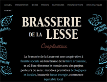 Tablet Screenshot of brasseriedelalesse.be